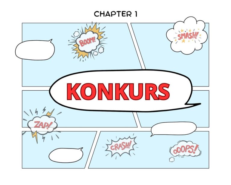 „W szkolnych murach” – szkolny konkurs na komiks