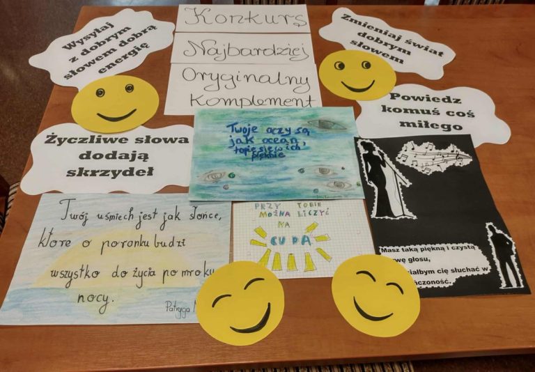 Rozstrzygnięcie konkursu pt.: „Najbardziej oryginalny komplement”.