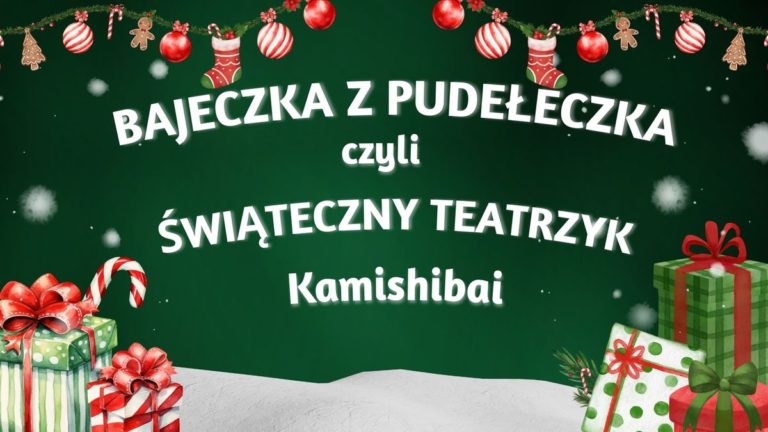 Świąteczny teatrzyk kamishibai