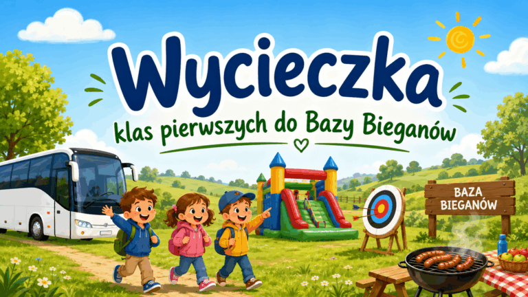 Wycieczka klas pierwszych do Bazy Bieganów 🚍☀️